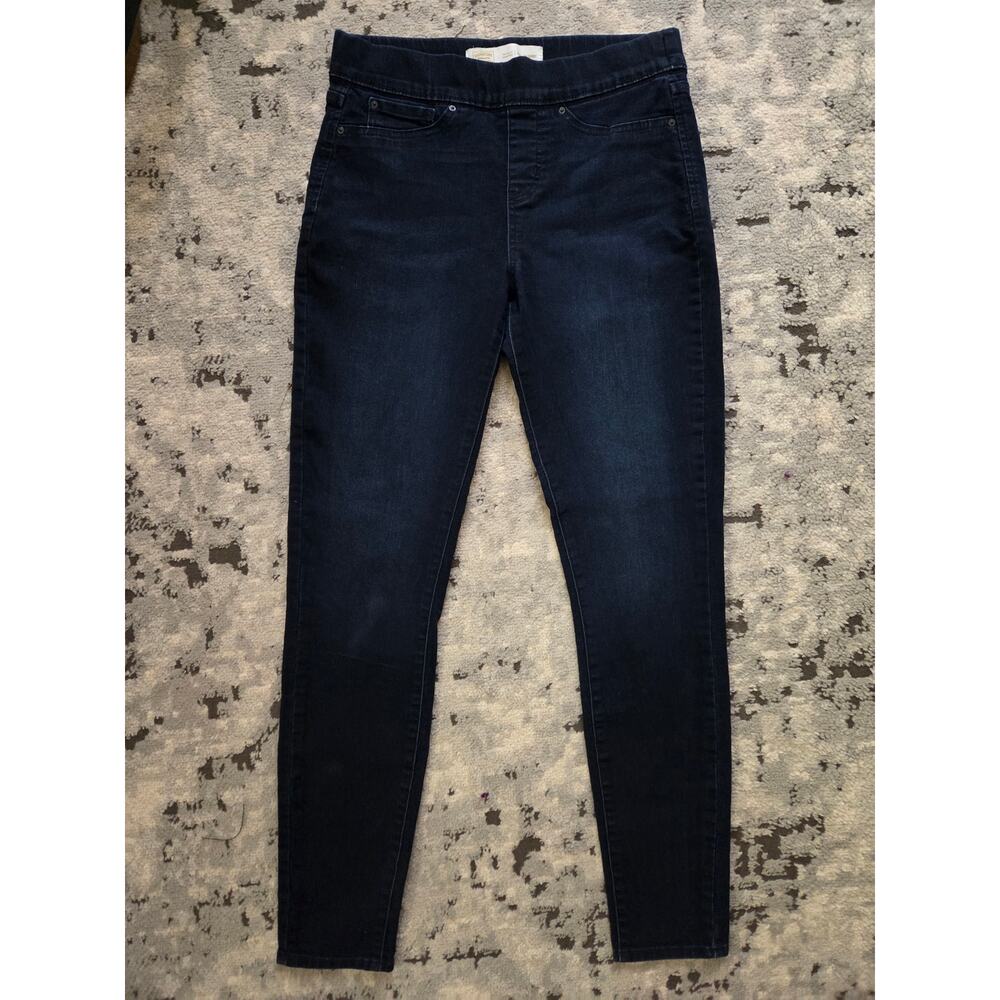 Levi's Signature Shaping Skinny Jeans Size 10 Long Dark Wash Sexy Comfort Casual